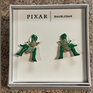 Disney Pixar X Baublebar Toy Story Rex Dinosaur Earrings NIB
